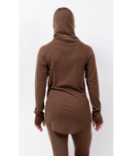 Eivy Icecold Merino Wool Gaiter Rib Top (25/26) Brown