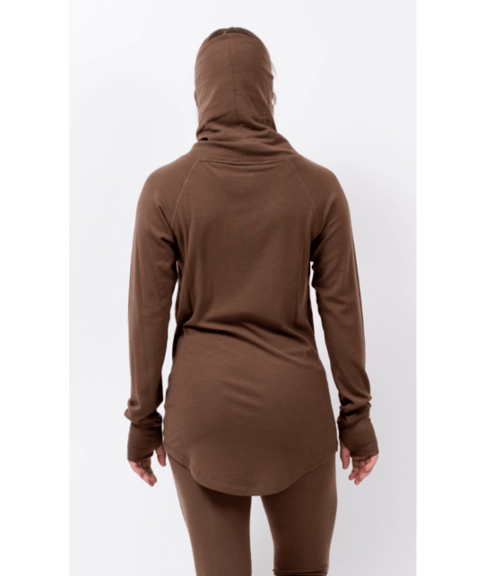 Eivy Icecold Merino Wool Gaiter Rib Top (25/26) Brown