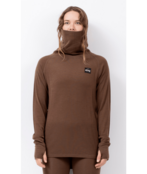 Eivy Icecold Merino Wool Gaiter Rib Top (25/26) Brown