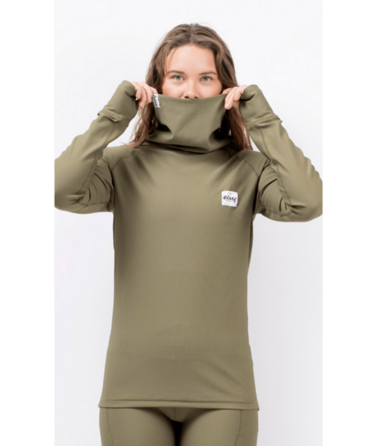 Eivy Icecold Gaiter Rib Top (25/26) Olive