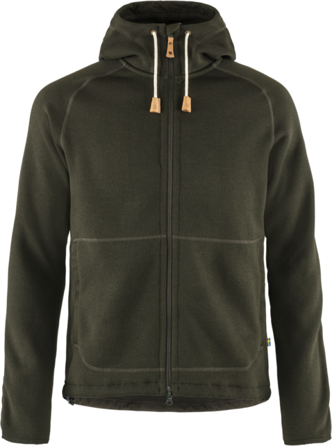 Fjallraven Övik Fleece Hoodie M (25/26) Deep Forest-662Fr