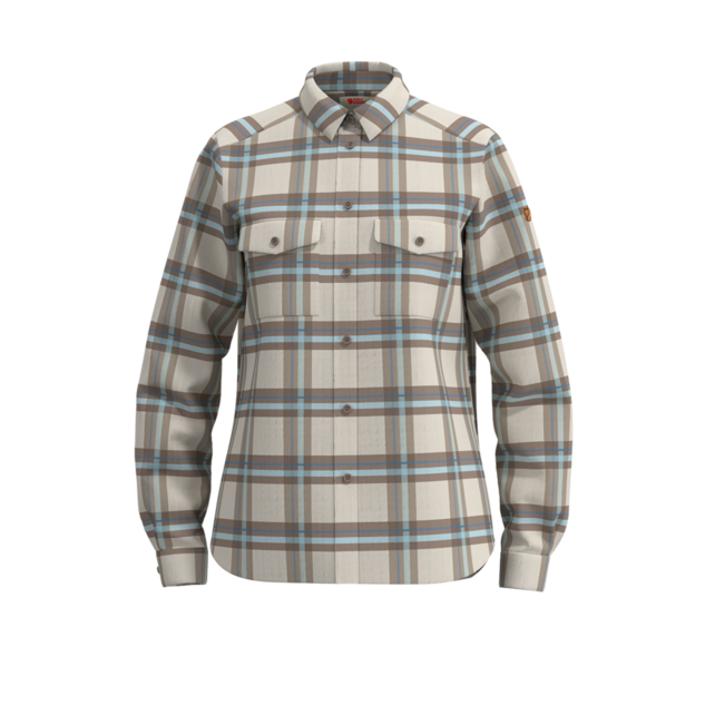 Fjallraven Övik Heavy Flannel Shirt W (25/26) Chalk White-Fossil-113-118Fr