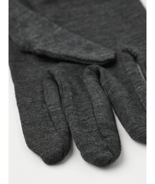 Hestra Merino Wool Liner Active Charcoal (26/27) Charcoal