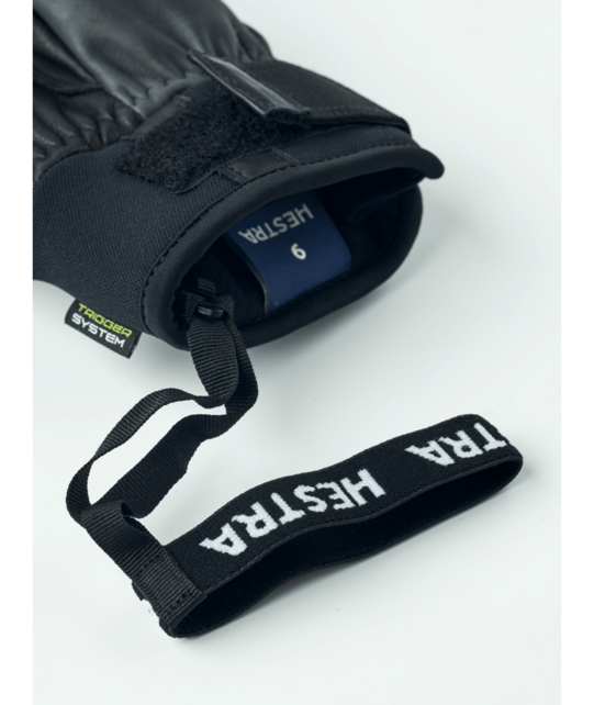 Hestra Omni Trigger - 5 Finger (25/26) Blk/Grey-100350