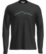 Icebreaker Men Merino 150 Tech Lite Ls Tee Grx1 (25/26) Black-001