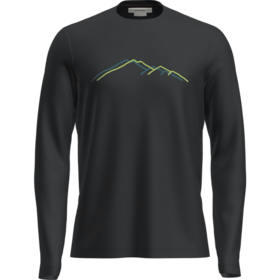 Icebreaker Men Merino 150 Tech Lite Ls Tee Grx1 (25/26) Black-001