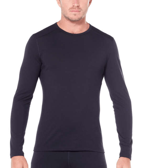 Icebreaker Men Merino 200 Oasis Ls Crewe (25/26) Black-001 Icebreaker Men Merino 200 Oasis Ls Crewe (25/26) Black-001