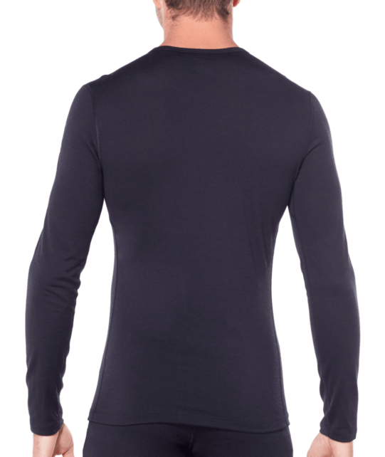 Icebreaker Men Merino 200 Oasis Ls Crewe (26/27) Black