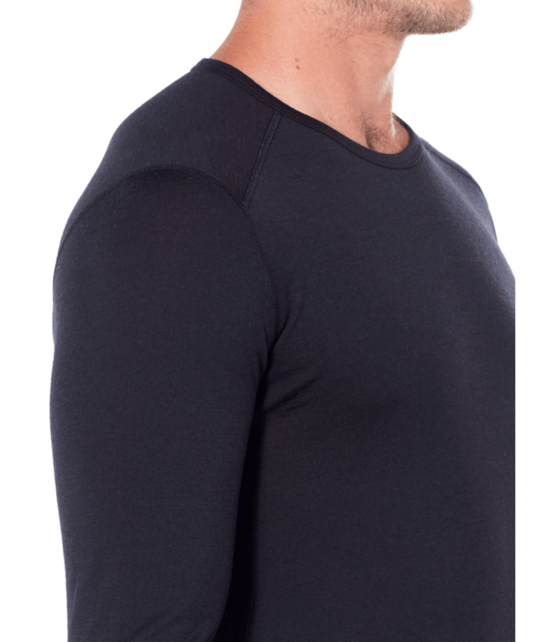 Icebreaker Men Merino 200 Oasis Ls Crewe (26/27) Black