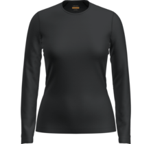 Icebreaker Women Merino 200 Oasis Ls Crewe (25/26) Black-001