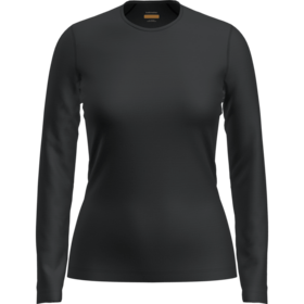 Icebreaker Women Merino 200 Oasis Ls Crewe (25/26) Black-001