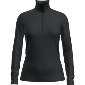Icebreaker Women Merino 260 Tech Ls Half Zip (25/26) Black-001