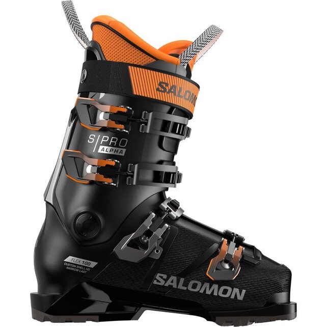 Salomon S/Pro Alpha 100 Gw (25/26) Black / Dark Grey Met. / Orange Tiger Salomon S/Pro Alpha 100 Gw (25/26) Black / Dark Grey Met. / Orange Tiger
