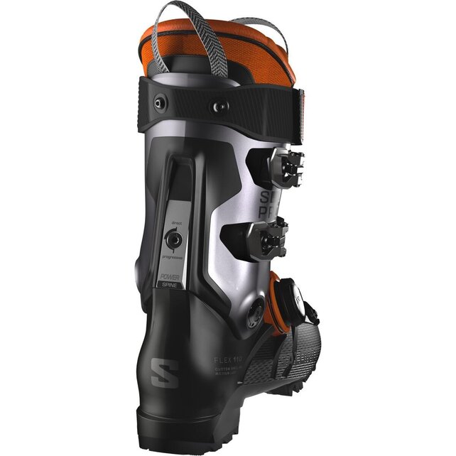 Salomon S/Pro Supra Boa 110 Gw (25/26) Black / Beluga Met. / Orange Tiger