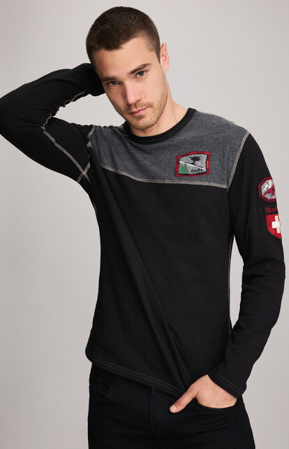 Alp N Rock Flight Men Crew Shirt (24/25) Black Blk
