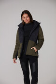 Alp N Rock Camille Ski Puffer Jacket (22/23) Olive-Oli