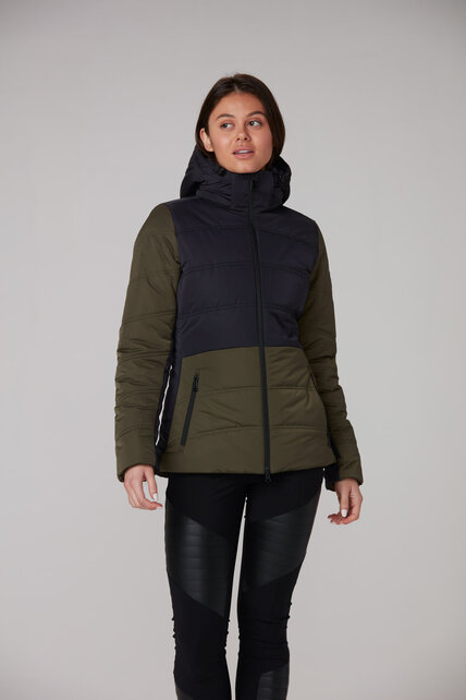Alp N Rock Camille Ski Puffer Jacket (22/23) Olive-Oli
