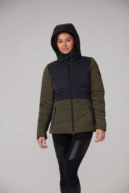 Alp N Rock Camille Ski Puffer Jacket (22/23) Olive-Oli