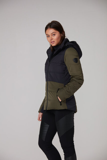 Alp N Rock Camille Ski Puffer Jacket (22/23) Olive-Oli