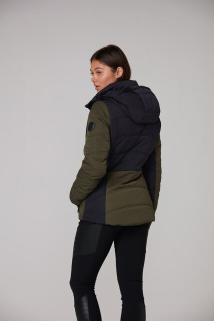 Alp N Rock Camille Ski Puffer Jacket (22/23) Olive-Oli