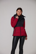 Alp N Rock Camille Ski Puffer Jacket (22/23) Deep Red-Dre