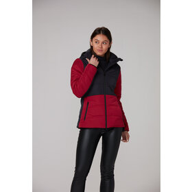 Alp N Rock Camille Ski Puffer Jacket (22/23) Deep Red-Dre