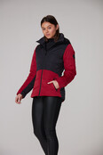 Alp N Rock Camille Ski Puffer Jacket (22/23) Deep Red-Dre