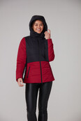 Alp N Rock Camille Ski Puffer Jacket (22/23) Deep Red-Dre