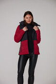 Alp N Rock Camille Ski Puffer Jacket (22/23) Deep Red-Dre