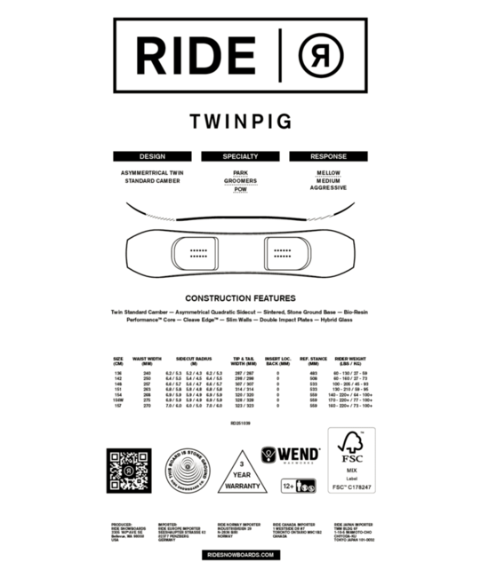 Ride Twinpig (25/26)