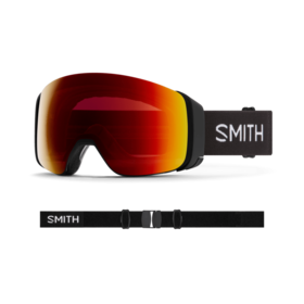 Smith 4D Mag (25/26) Black || Chromapop Sun Red Mirror