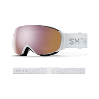 Smith I/O Mag S (25/26) White Chunky Knit || Chromapop Everyday Rose Gold Mirror