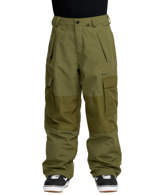 Volcom Longo Gore-Tex Pant (25/26) Dark Olive-Dko