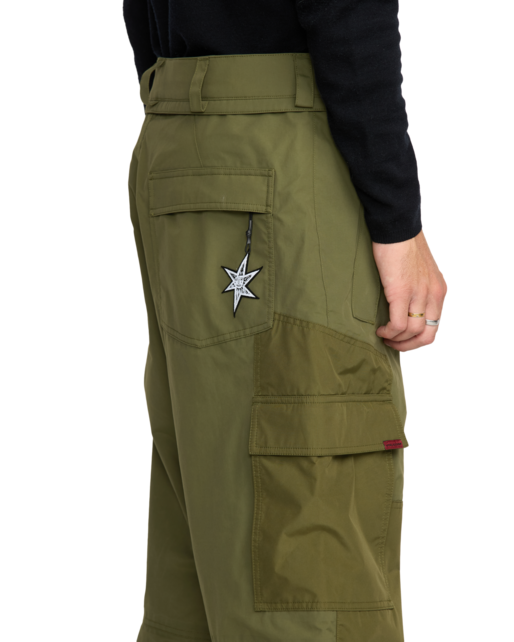 Volcom Longo Gore-Tex Pant (25/26) Dark Olive-Dko