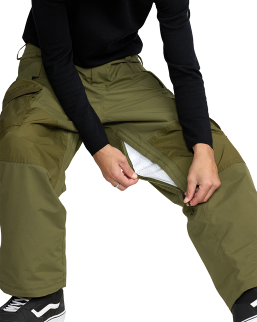 Volcom Longo Gore-Tex Pant (25/26) Dark Olive-Dko