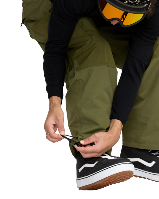 Volcom Longo Gore-Tex Pant (25/26) Dark Olive-Dko