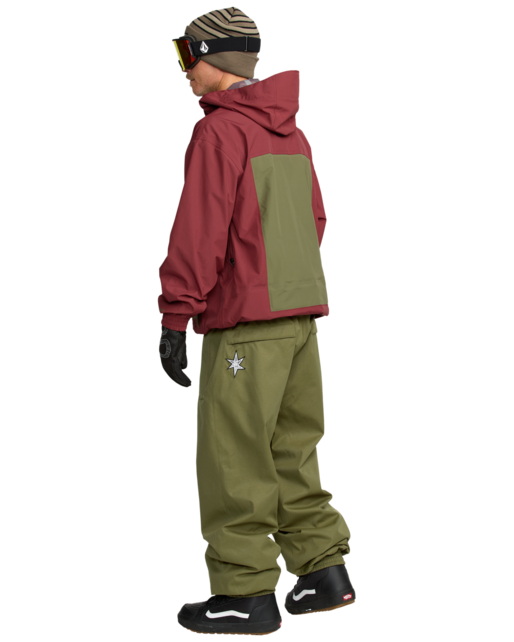 Volcom Arthur 20K Pant (25/26) Dark Olive-Dko