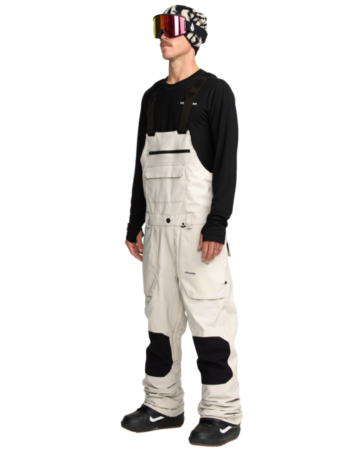 Volcom Roan Bib Overall (25/26) Stone-Stn