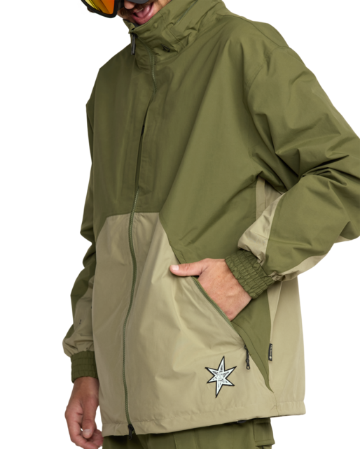 Volcom Longo Gore-Tex Jacket (25/26) Dark Olive-Dko