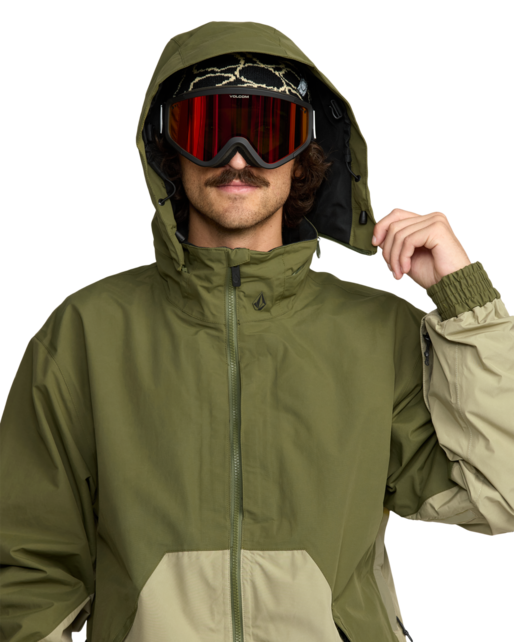 Volcom Longo Gore-Tex Jacket (25/26) Dark Olive-Dko