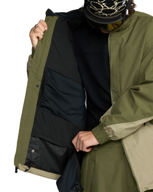 Volcom Longo Gore-Tex Jacket (25/26) Dark Olive-Dko