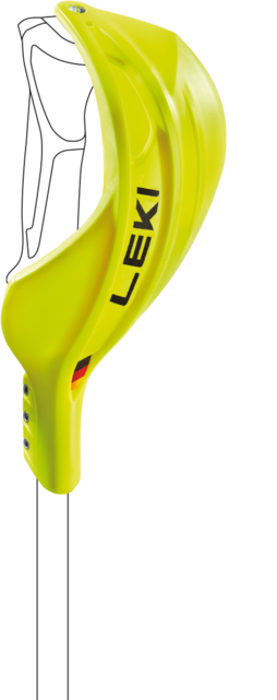 Leki Gate Guard Closed Wc (1 Pair) (25/26) 12 Neonyellow
