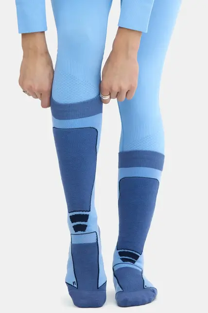 Halfdays Light Cushion Ski Sock (25/26) Forget Me Not