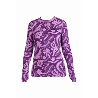 Airblaster W'S Base Layer Top (25/26) Blackberry Earth Life-Bel