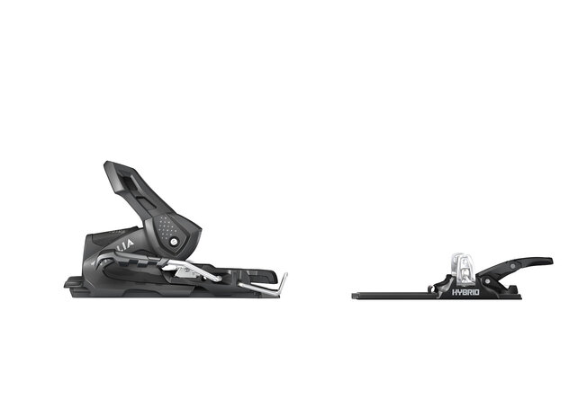 Tyrolia Attack Hybrid 11 Mn/Pt Br 95 [O] (26/27) Black/Silver