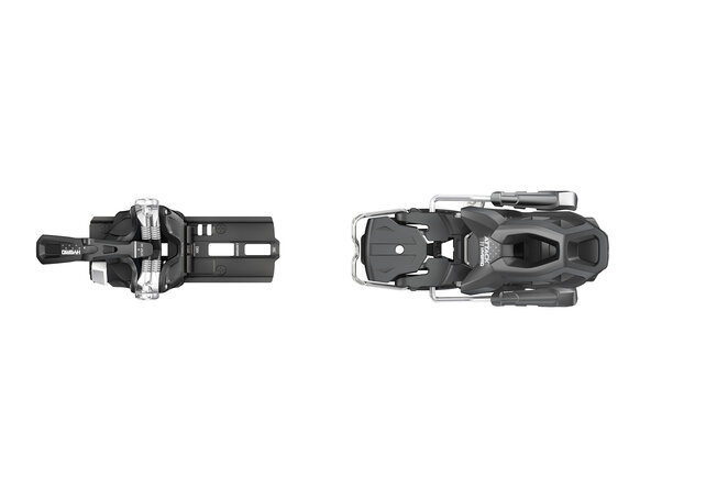 Tyrolia Attack Hybrid 11 Mn/Pt Br 95 [O] (26/27) Black/Silver