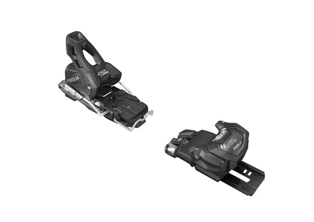 Tyrolia Attack Hybrid 11 Mn/Pt Br 95 [O] (26/27) Black/Silver