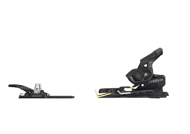 Tyrolia Attack Hybrid 14 Mn/Pt Br 110 [O] (26/27) Black/Gold