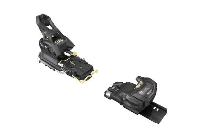 Tyrolia Attack Hybrid 14 Mn/Pt Br.11 (25/26) Solid Black / Gold