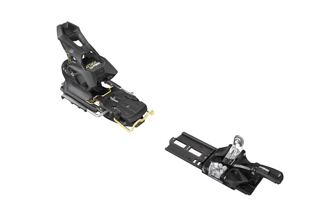 Tyrolia Attack Hybrid 14 Mn/Pt Br 110 [O] (26/27) Black/Gold
